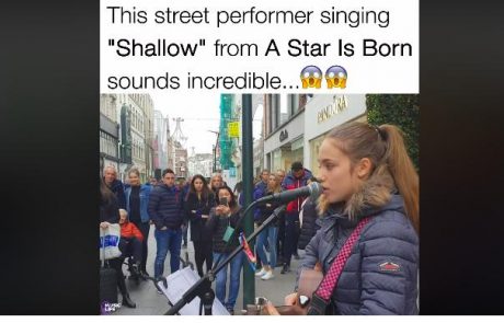 Video dneva: Mlada ulična pevka je zapela pripredbo pesmi Shallow in ljudje niso mogli mimo, ne da bi ji prisluhnili