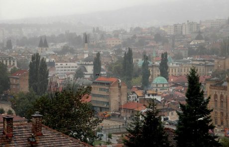 Sarajevo je bilo danes mesto z najbolj onesnaženim zrakom na svetu