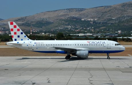 Piloti Croatia Airlines bodo stavkali sredi turistične sezone