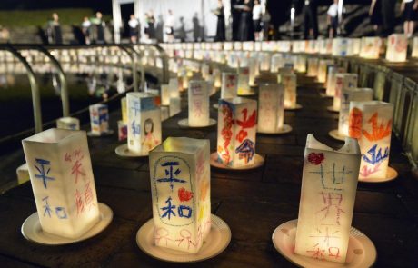 Japonci so danes obeležili 73. obletnico eksplozije atomske bombe v Nagasakiju