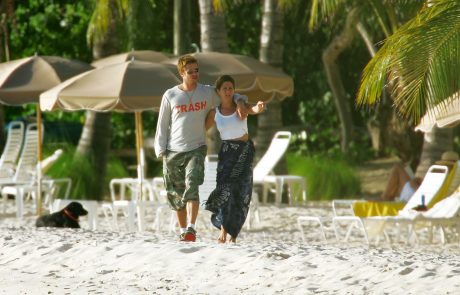 Brad Pitt in Jennifer Aniston skupaj uživata v Mehiki