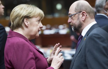 Če bi bile volitve danes, bi Schulz prepričljivo premagal sedanjo kanclerko Angelo Merkel