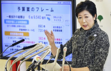 Tokijska guvernerka svari, da bi se stroški za OI 2020 lahko povzpeli do neverjetnih 26 milijard ameriških dolarjev