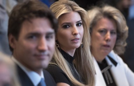 Ivanka Trump podlegla šarmu kanadskega premiera, na sestanku ga je požirala z očmi