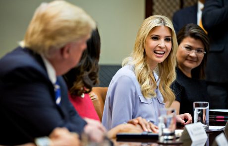 Trump hčerki Ivanki zdaj tudi uradno dal službo v Beli hiši
