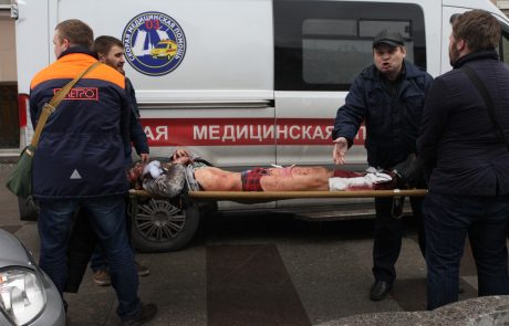 Iz sveta obsodbe terorističnega napada v Sankt Peterburgu
