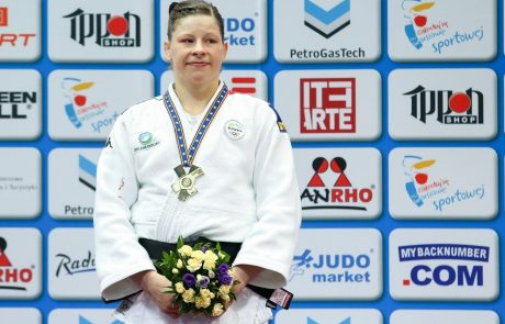 Judoistka Tina Trstenjak na evropskem prvenstvu v Tel Avivu osvojila srebrno kolajno