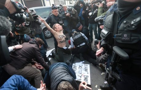 Po izgredu protestnikov v Parizu policija aretirala 29 ljudi
