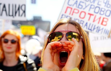 V Rusiji protesti podpornikov opozicijskega vodje