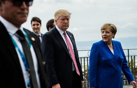 Evropejci pred vrhom G7 enotni proti Trumpu