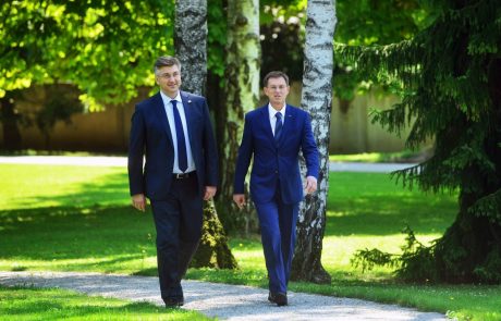 Cerar in Plenković v Zagrebu brez napredka glede arbitraže