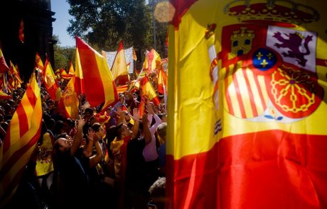 V Kataloniji protesti proti priporu zagovornikov neodvisnosti