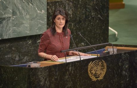 Ameriška veleposlanica pri ZN pripravlja sprejem “prijateljstva” za vse, ki niso podprli jeruzalemske resolucije