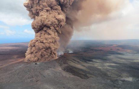 Vulkanski pepel s Havajev prekril Marshallovo otočje