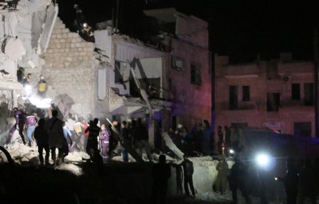 Izrael ponoči bombardiral Sirijo