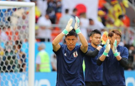 Japonska nogometna reprezentanca je v Saransku premagala Kolumbijo