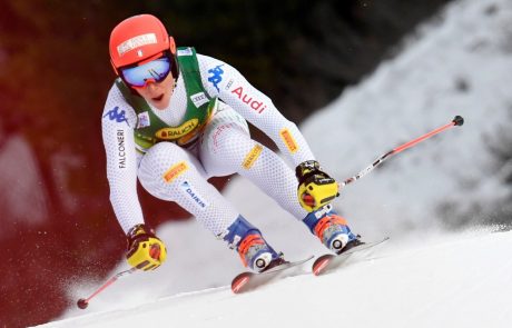 Italijanka Federica Brignone je zmagovalka kombinacijske tekme svetovnega pokala alpskih smučark v Crans Montani