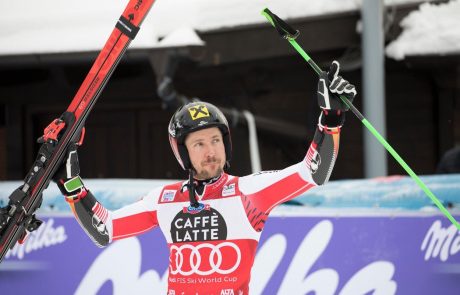 Marcel Hirscher je zmagovalec slaloma za svetovni pokal alpskih smučarjev na Sljemenu nad Zagrebom