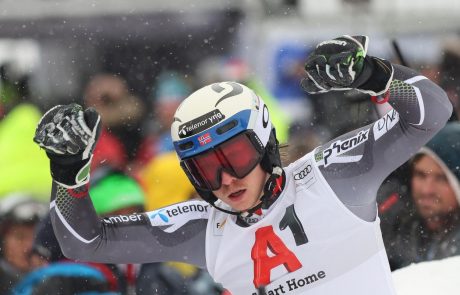 Novi veleslalomski svetovni prvak je Norvežan Henrik Kristoffersen, Kranjec 5.