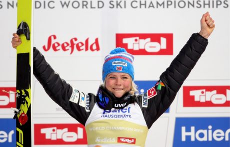 Maren Lundby nova zmaga v Lillehammerju, Ema Klinec spet tik pod stopničkami