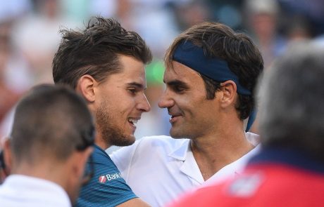 25-letni Avstrijec Thiem ugnal nekdanj prvega igralca sveta Rogerja Federerja na turnirju v Indian Wellsu