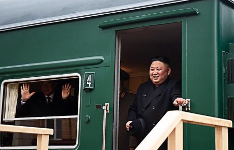 Kim z vlakom na obisk k Putinu