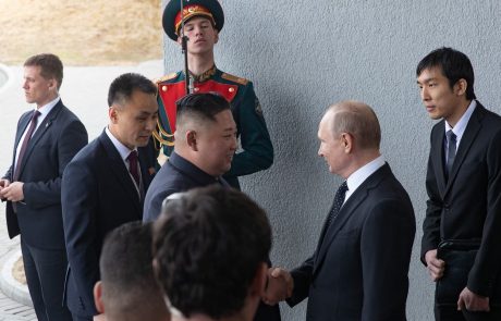 Putin in Kim končala prve pogovore na štiri oči