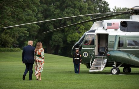 Trump začenja državniški obisk v Veliki Britaniji