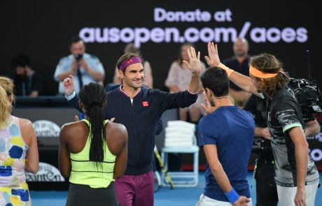 Zvezdniki tenisa na dobrodelnem dogodku za Avstralijo zbrali tri milijone evrov