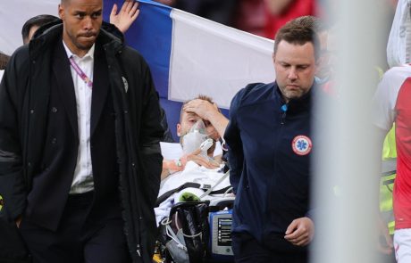 Čeferin bo zdravnikom, ki so rešili življenje danskega nogometaša Eriksena, podelil posebno odlikovanje