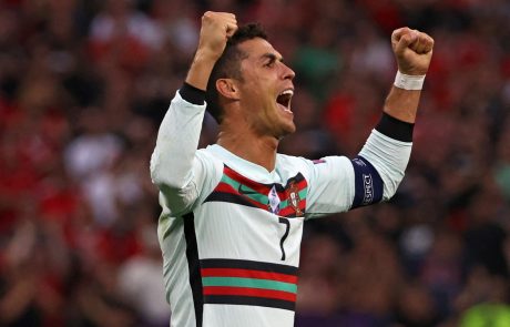 Portugalski nogometni zvezdnik Cristiano Ronaldo je svoj rekord doseženih reprezentančnih golov še povišal