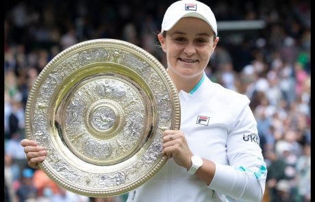 Avstralska teniška igralka Ashleigh Barty je zmagovalka grand slama v Wimbledonu