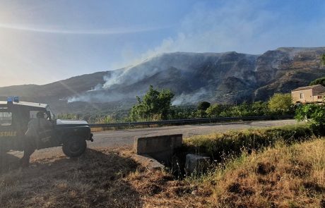 Požari na grškem otoku Evija se počasi umirjajo