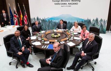 Zunanji ministri G7 pozvali k zaostritvi sankcij proti Rusiji in bolj odgovornemu ravnanju Kitajske