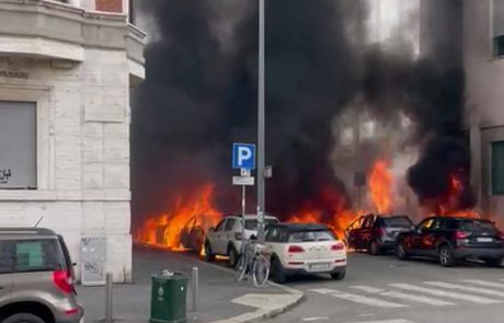 V središču Milana odjeknila močna eksplozija (Video)