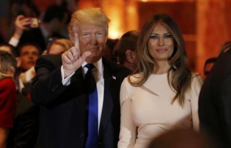 FOTO: V trenutku zmagoslavja se je Melania umaknila