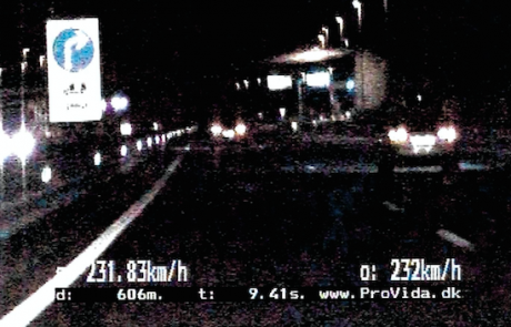 Avstrijec po štajerski avtocesti dirkal z 231 kilometri na uro