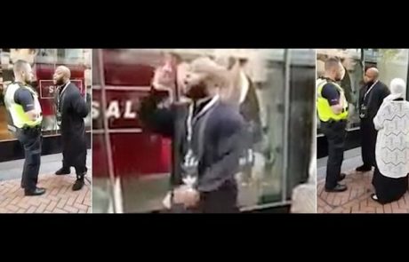 [Video]Islamski klerik ob aretaciji policista ozmerjal z rasistom in kričal ‘Allahu Akbar’