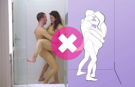 Preizkusila sta vse položaje za seks pod prho (video)
