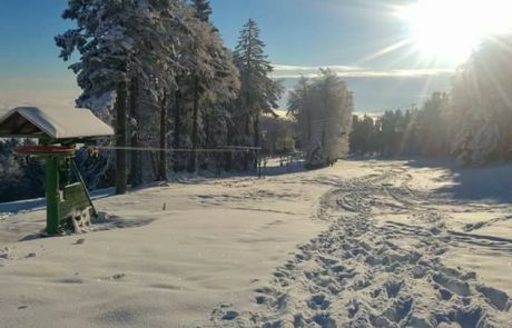 V Mariboru nas čaka sneg z dežjem, na Pohorju pol metra snega