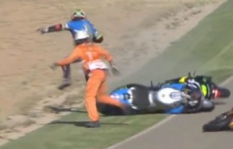 Na tleh Rossi in Márquez, delavci bežali pred podivjanimi motocikli