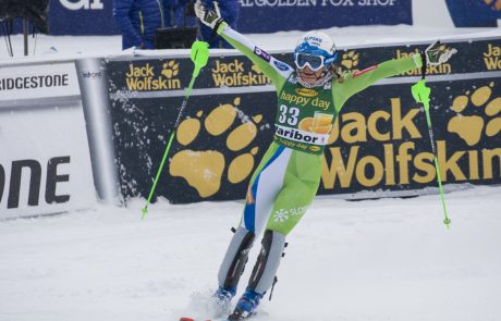 Spektakularna veleslalomska zmaga Ilke Štuhec v Crans Montani