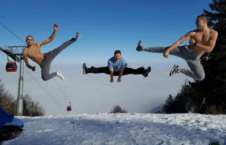 FOTO: Tako se srbski taekwandoisti razgaljeni “borijo” na Pohorju