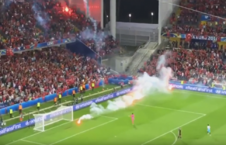 VIDEO: Tako so turški navijači proslavili gol