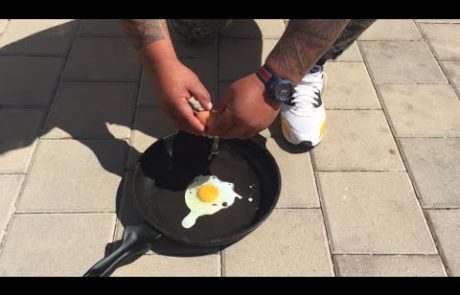 Vas zebe? V Avstraliji te dni cvrejo jajca na pločnikih! (video)
