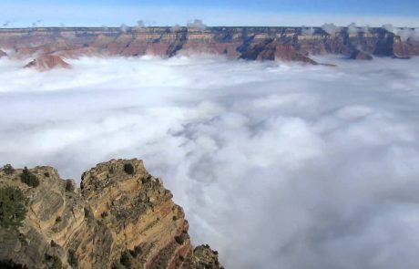 VIDEO: Takole je bil včeraj videti Veliki kanjon zaradi redkega naravnega fenomena!