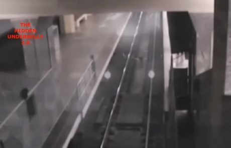 Skrivnosten posnetek: Je na postaji vlak ali duh? (Video)