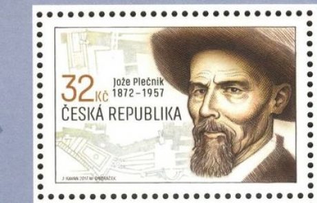 Češka pošta s priložnostno znamko počastila spomin na Jožeta Plečnika