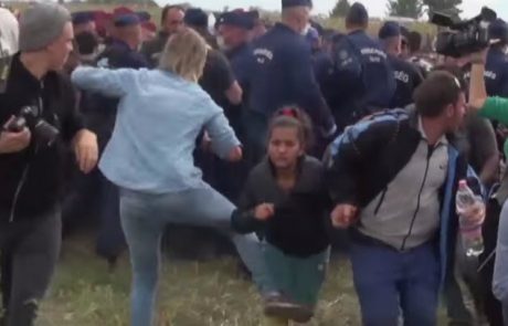Madžarsko vrhovno sodišče oprostilo snemalko, ki je brcala begunce: ”To ni nezakonito!”